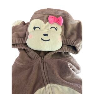 CARTER’S Girl’s Plush Fleece Monkey Costume / Size: 24 Months